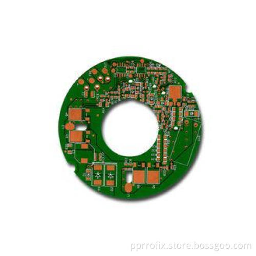 Green FR4 Round 4 layer PCB Prototype Electronic Circuit Bo